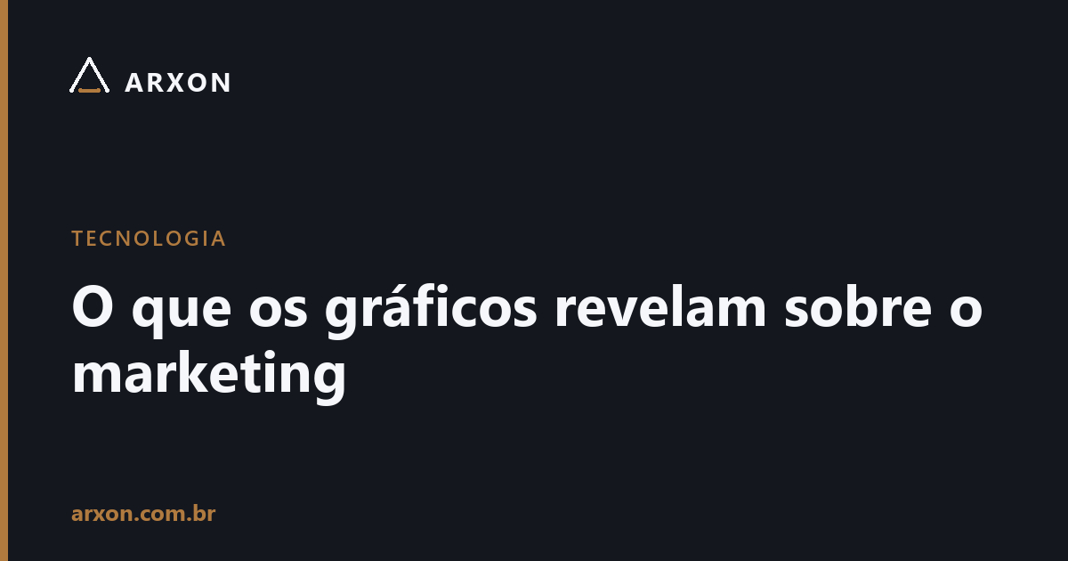 Capa do artigo: O que os gráficos revelam sobre o marketing